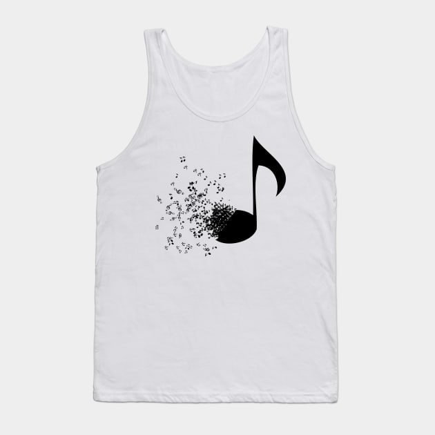 Lost into the Music Tank Top by lldesigns